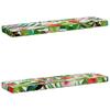 2 Piece Bench Cushions VUGHT 2 Pcs 100percent  Polyester Multicolor