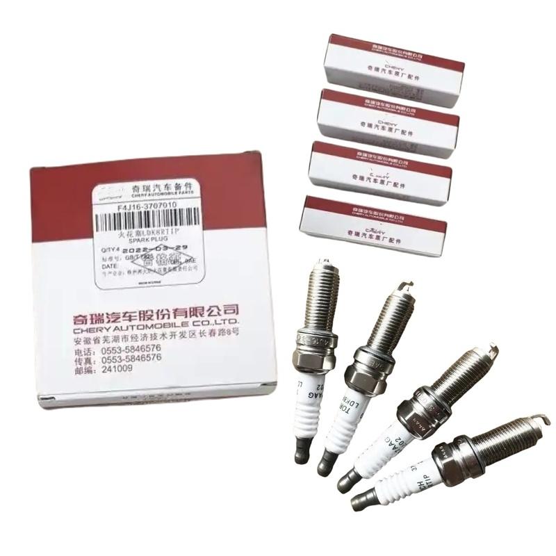 

4pcs/set New Spark Plug F4J16 For Chery Tiggo 2 4 5 7 8 5x Arrizo 5 7 6 JETOUR X70 E4T15/E4T16 Engine 1.5T/1.6T F4J16-3707010