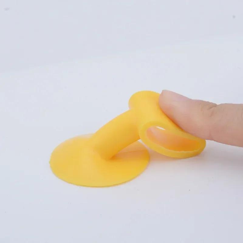 Household Silicone Door Handle Lock Suction Cup 1PC  Anti-Collision Silencer Protective Pad Furniture Accessories