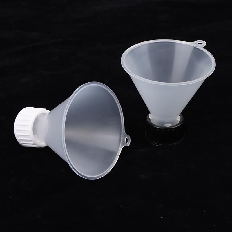 28Mm Fill Threaded Funnel - Twist On Empty Spray Bottle Refill Liquid Oils Powders For Home Car Detailing