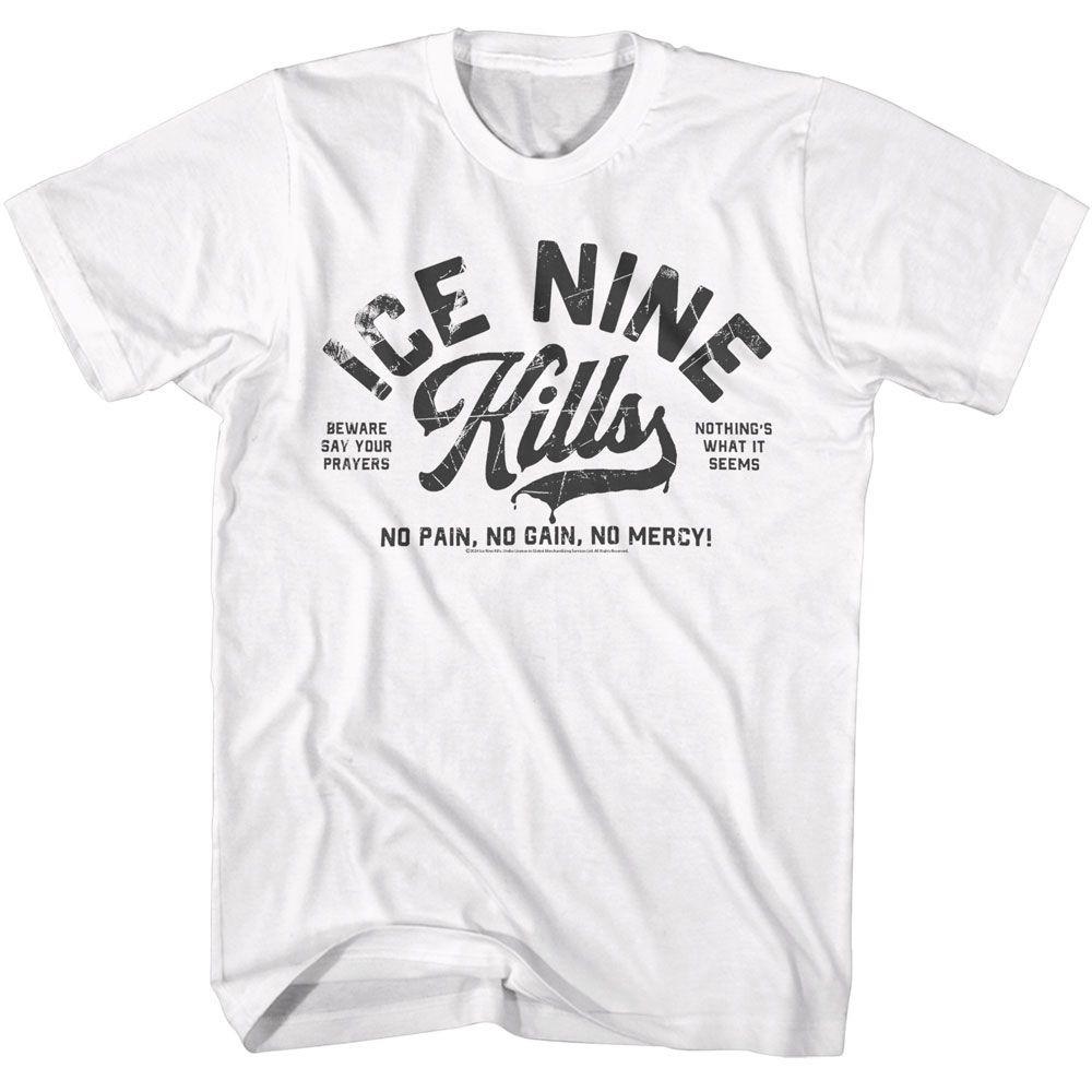 Ice Nine Kills No Pain No Gain White Music Shirt