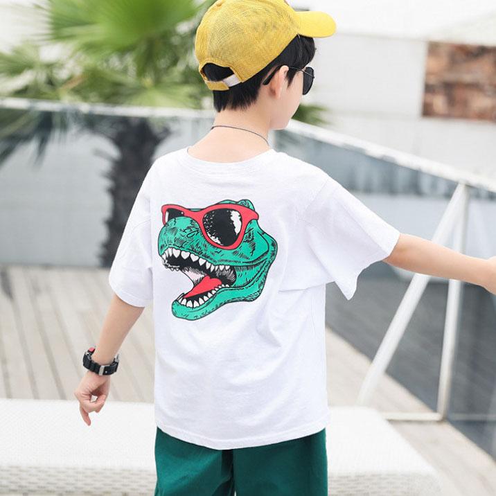 Boys' Suits Children's Clothing Two-piece Suit  Summer Fashion Children's Korean Style Handsome Casual Short-sleeved
