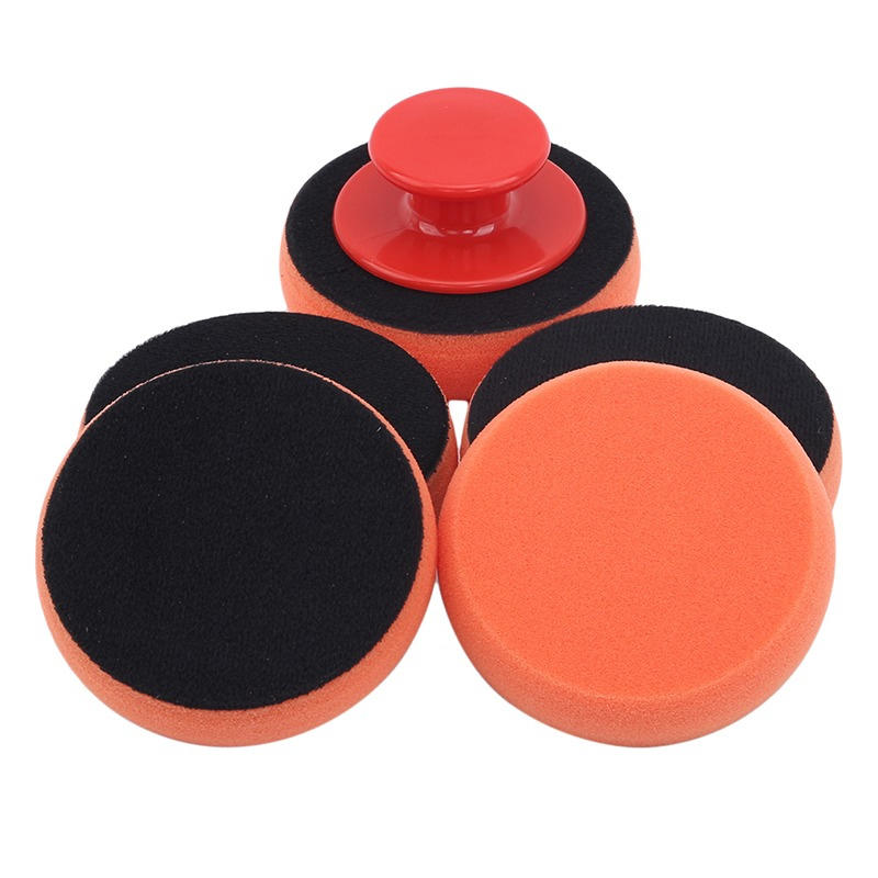 Car Polishing Disc Car Wash Wax Polish Pad Polishing Pad Sponge Car Cleaning Cloth Microfiber Applicator Polisher Waxing Sponge
