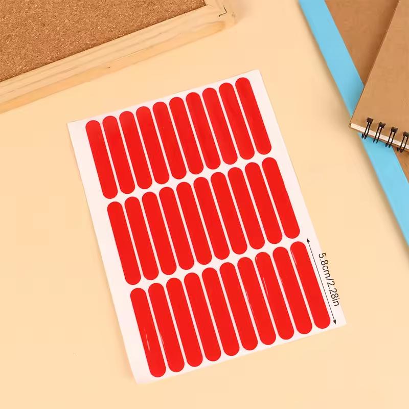 30Pcs/Sheet Transparent Double Adhesive Tape Nail Tip Adhesive Tape Acrylic Display Bar Nail Art Swatch Display Tool