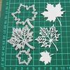 New 3pcs Maple Leaf Metal Cutting Dies Stencil Scrapbooking Card Embossing DIY