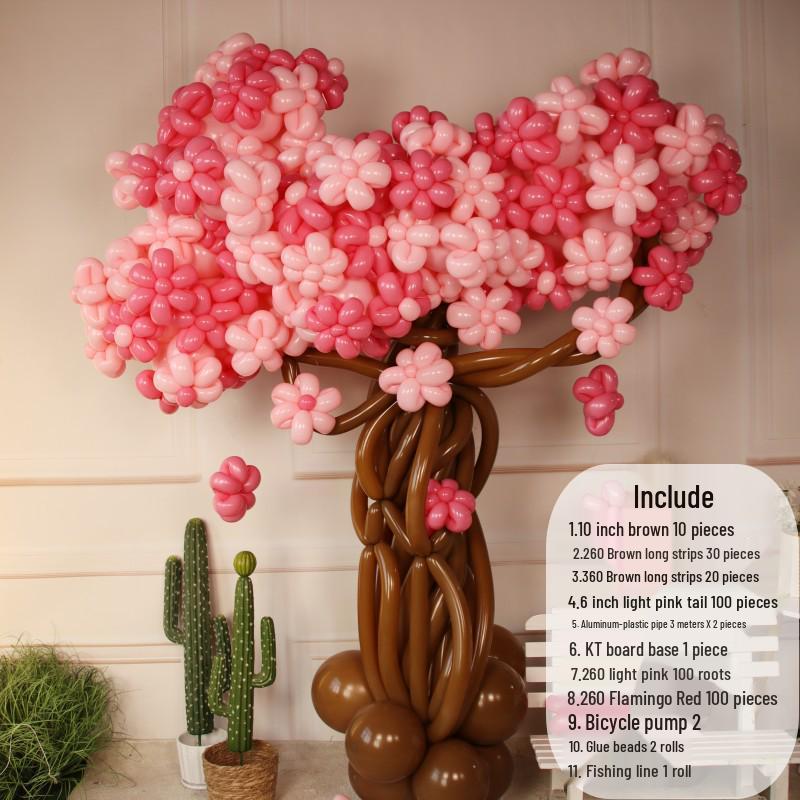 DIY Lily & Sunflower Balloon Kit: Wind Chime & Daisy Weaving