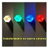USB Rechargeable Torch Lamp for Decoration Brown
