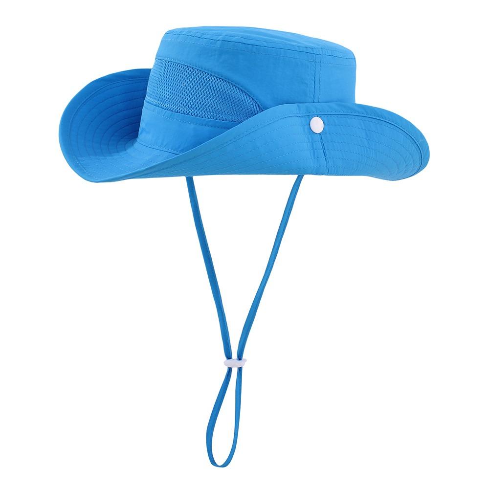 

Дышащая панама с широкими полями, унисекс, шляпа с защитой от УФ-лучей, уличная шляпа от солнца для походов, кемпинга, путешествий королевский синий