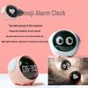 Creative Cartoon Expression Snooze Alarm Clock with Night Light for Kids and Students