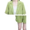 Small Suit Slim Casual Fashion Suit Women's Summer Western Style Professional Shorts Fashionable Suit Two-piece Set