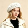 Popular European Beautiful Women Fashion Knitted Beret, Autumn and Winter Outdoor Warm Versatile Ins Knitted Hat