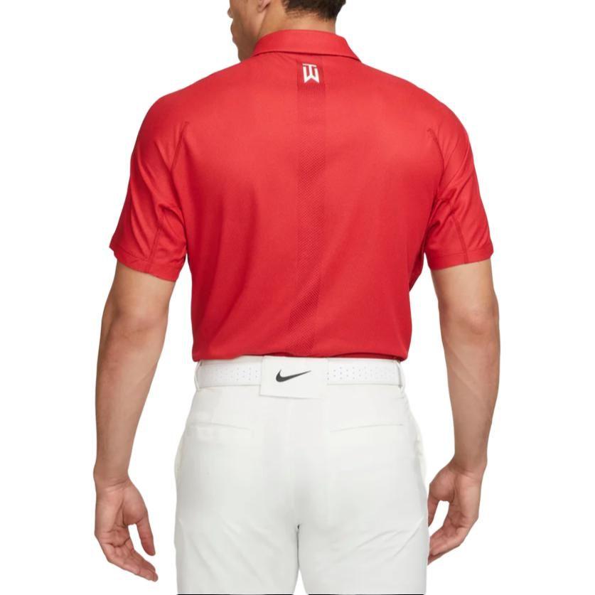 Nike T Shirts Men's Red Polo Collar Moderate Straight Fit DR5328-687
