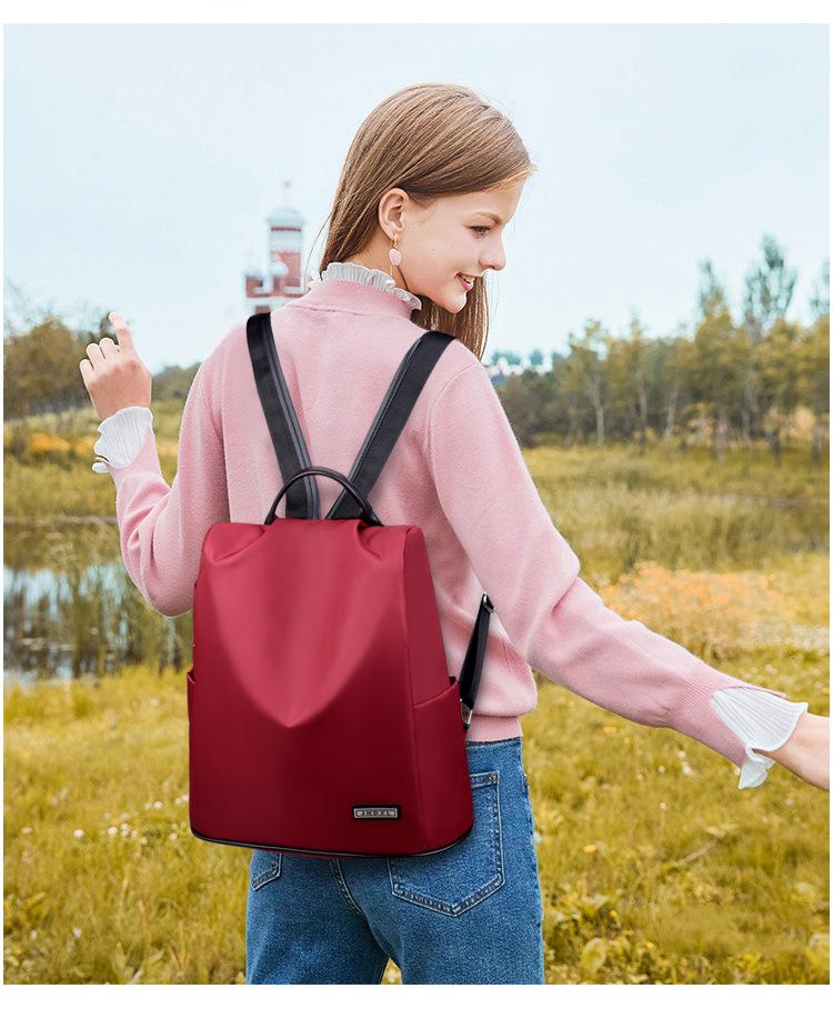 2024 Trendy Korean-Style Versatile Women's Soft Leather Backpack