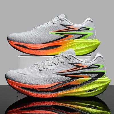 Laufschuhe für Herren, leicht, atmungsaktiv, rutschfest, verschleißfest, weich, fürs Fitnessstudio, Jogging, bequem, Marathon-Sportschuhe für Herren