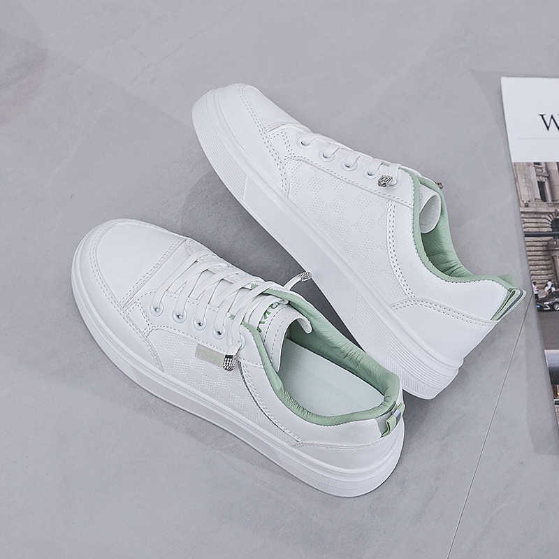 Natural Leather Playform Black Boot Woman Walking Sports Shoes Sneakers Beige Sports Shoes Flatas Trending Products