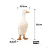 Resin Duck Ornament Orange Beak Feather Detail Garden Decoration for Courtyard, Patio,
