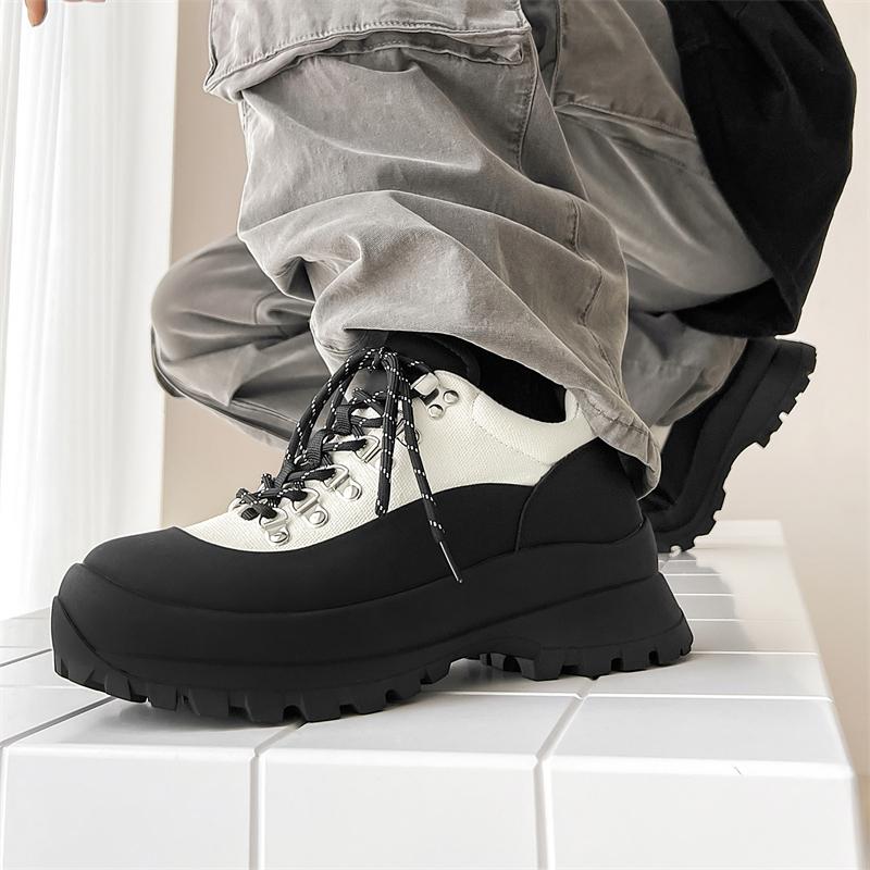 Fashion Thick soled sports shoes Casual Trendy Men's Quality Design Styles Outdoor leisure street High quality walking Color blocking