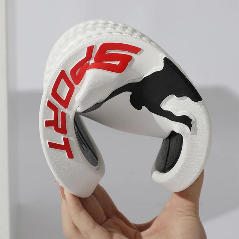 Fashion Men's Slippers Summer Sandals Sneakers Comfortable Shoes Anti-slip Durable Women Slippers Outdoor Beach Flip Flops Couple Shoes