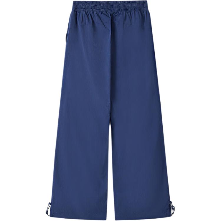 Skechers Fashionable Comfortable Versatile Loose Fit Lace-Up Casual Pants Men Bottoms Navy-Blue L225M115-00DU