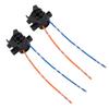 2 Stück Scheinwerfer H7 Sockelstecker DC12 bis 24V H7 Scheinwerferanschluss-Adapter Kabelbaum Ersatz für Sorento