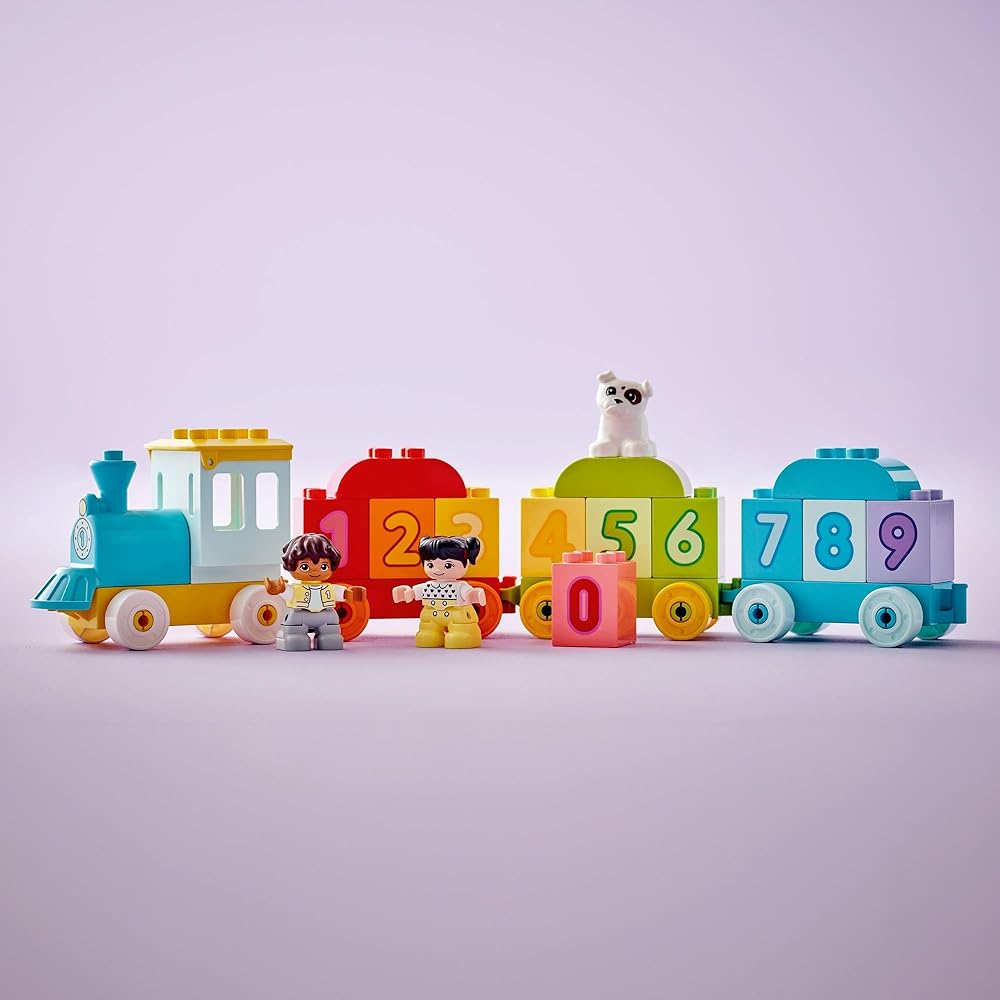 LEGO DUPLO Number Train Toy for Kids 1.5-3 Years Educational Building Blocks 10954
