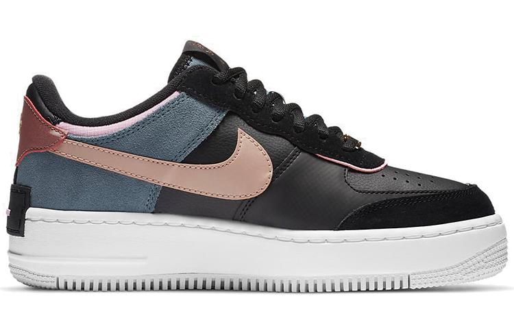 Nike Air Force 1 Low Shadow Black Light Arctic Pink Claystone Red Women's CU5315-001