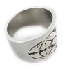 Steel Ring 'Carmen' Silver - 16 Mm
