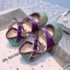 2026 Little Princess Pink Crystal Shoes - Sparkly Autumn Flats for Girls