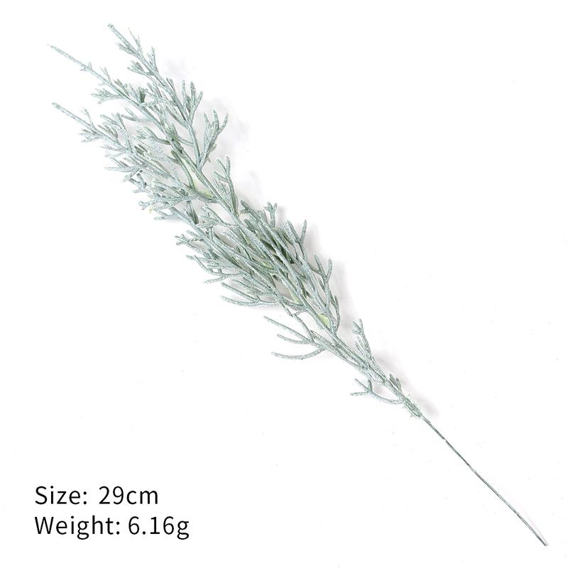 

2Pcs Artificial Plant 30cm Green Fake Pine Branches for Home Decor Christmas Decoration DIY Wreath Craft Xmas Tree Accessories 2Pcs
