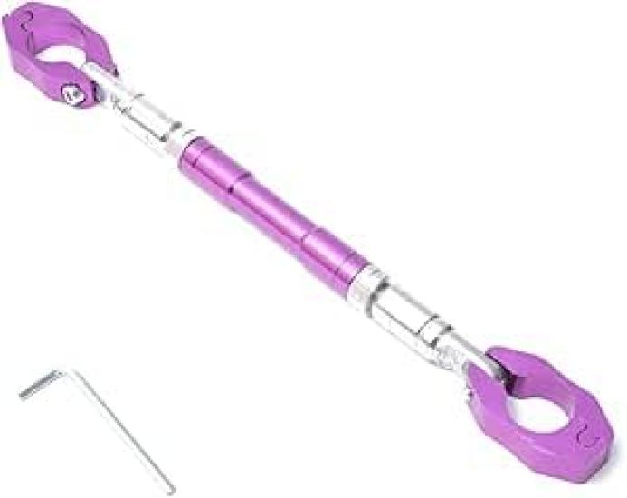 

KUREHA DEAL Handlebar Brace Clamp Bar for Motorcycles Adjustable Aluminum Handlebar Brace Bar for Motorcycles (7 Colors) (Purple) фиолетовый