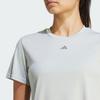 Adidas Hiit Heat.Rdy Sweat-Conceal Logo T-Shirt Women Tops Silver-Grey IM2635