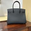 Yi Jinyuan 2023 Silver Button Alligator Pattern Stitching Cowhide Platinum Women's Handbag Gold Lady Bag