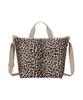 LESPORTSAC Latte Leopard Deluxe Easy Carry Tote Bag [4360.Hh07]