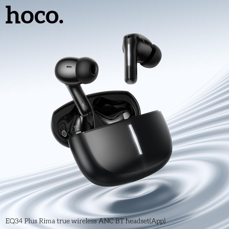 HOCO EQ34 Plus: Bluetooth 5.4 Earbuds with ANC, 7H Playtime & Hi-Fi Sound