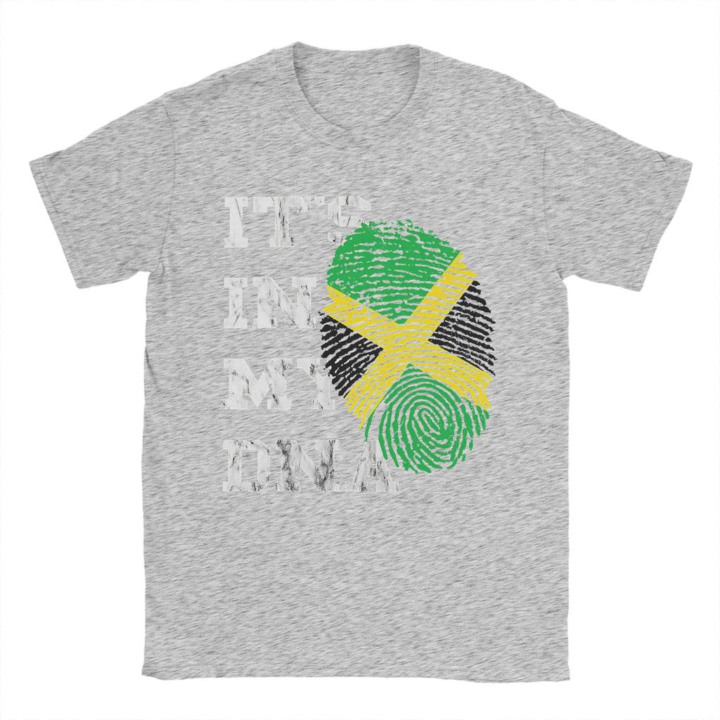 Its In My DNA Jamaica T Shirt Summer Jamaican Cotton TShirts For Unisex Custom DIY Tee Shirt Short Sleeve Streetwear Tees