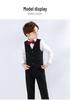 Boys' Academy Style Solid Color Vest for Formal Events and Page Boys