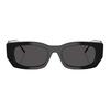 Prada Mixed Design Square Sunglasses Women sunglasses Black 0PRB05S09Q08Z53