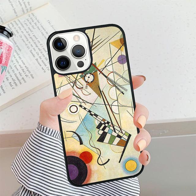 

Wassily Kandinsky Abstract Artistic Phone Case For iPhone 15 16 11 12 13 14 Pro Max Mini Cover For iPhone Max 7 8 Plus Fundas iPhone 6 6s