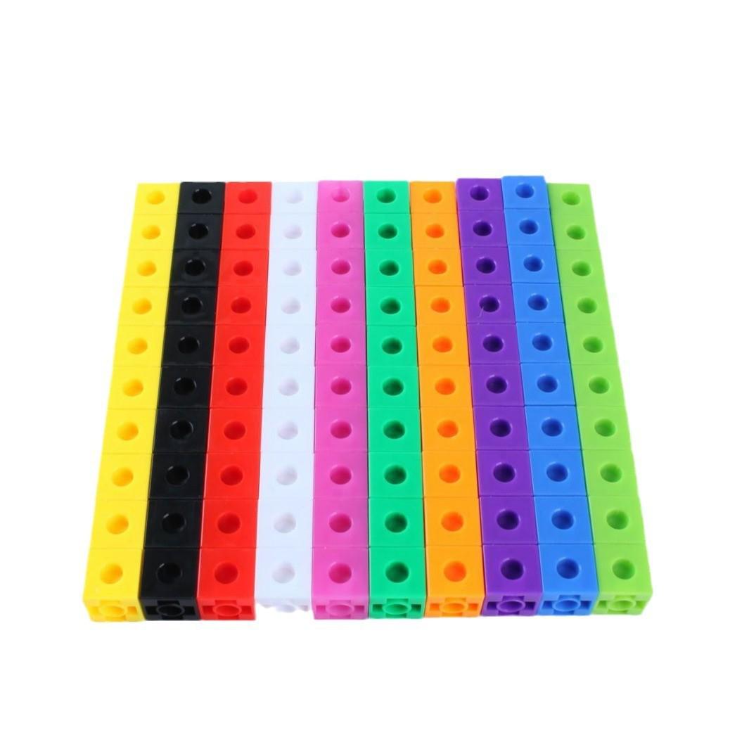 

2cm Educational Toy Plastic Cube Set for Counting and Building
