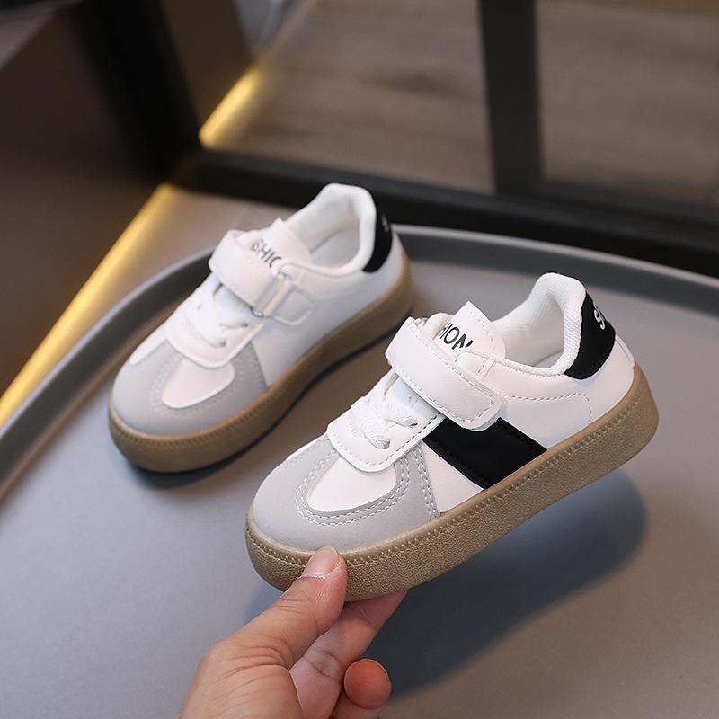 New Spring and Autumn Children's Sports Shoes Fashionable and Comfortable Soft Sole College Style Casual Boys' German Training Shoes