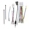 KONPON Nissan Car Audio Navigation Installation Kit Speed Wiring Coupler Conversion Cord Wire Harness Terminal Conversion To Install 2DIN/vehicle