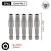 Magnetic Pentagonal Screwdriver Bit Set With Hole 1/4" Hex S2 Steel 50mm Security Torx Drill Bits Ratchet Wrench Hand Tools