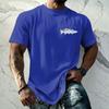 Men's Vintage Texture Printed Short Sleeve T Shirt Loose Fit Casual Summer Daily Wear Top Soft Fabric Comfortable Design