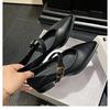 New Style Fashionable Comfortable Elegant Toe Shoes Women's Sweet Cool Mary Jane Shoes Evening Night Versatile Scoop Shoes