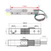 Digital Load Cell Weight Sensor + HX711 ADC Module Weighing Sensor for DIY Portable Electronic Kitchen Scale 1KG 2KG 5KG 10KG 20