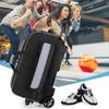 GOBUROS Bowling Bag with Wheels Bowling Bag for 3 Carry Bowling Bag with Shoe Storage Bowling Cart Bag