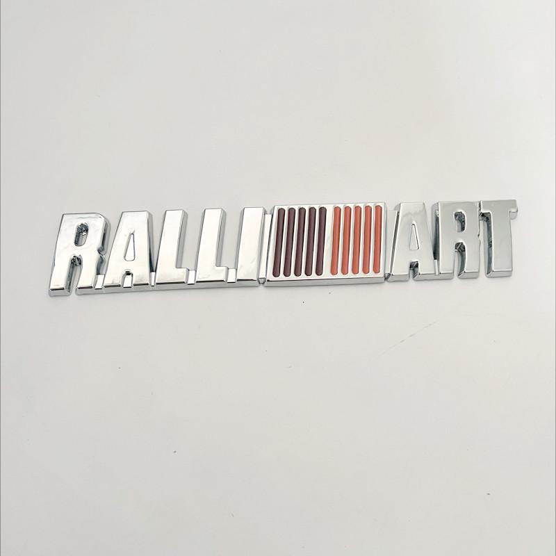 3D kovový styl auta RalliArt Přední mřížka Znak Zadní víko kufru Samolepka Pro RalliArt Lancer Ralli Art 9 10 Asx