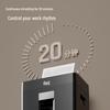 Deli High-Security Commercial Office Shredder 8-Sheet 23L Level P-5 CN plug (adapter included)