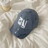 Fashion Hat American alphabet embroidered baseball cap new retro washed old cap men's versatile sun hat children