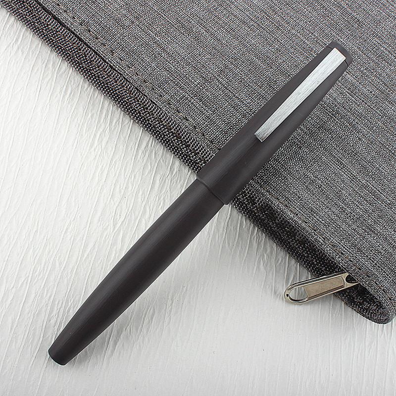 JINHAO Серия 80 Черная перьевая ручка Экстратонкое перо 0,38 мм Пишущее F 0.5MM nib